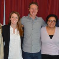 Group Photo of the alumni volunteers at the 30 Minute Mentors Event